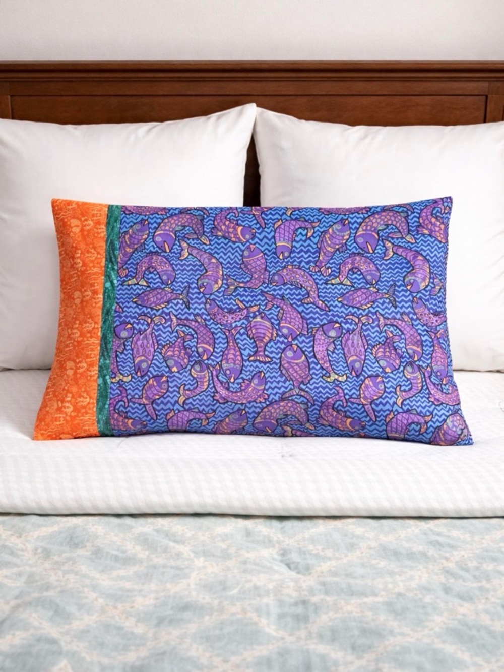 New Design your own custom Mismatched pillowcase Choose colors fabrics theme